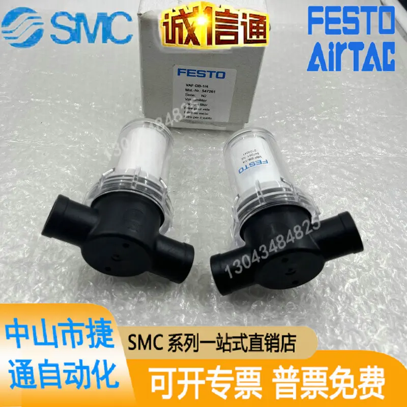 FESTO Festo Vacuum Filter VAF-DB-1/4 547261/VAF-DB-3/8 PP Is Installed Vertically.