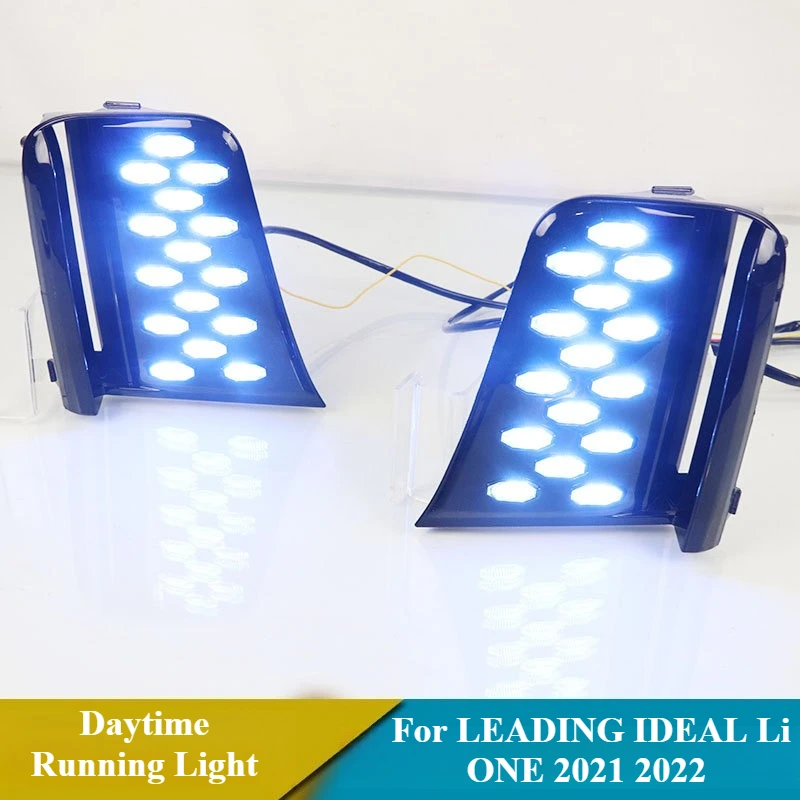 ل الرائدة مثالية لي واحد 2021 2022 Led النهار تشغيل ضوء الجبهة الضباب مصباح DRL ديناميكية بدوره إشارة ليلة الأزرق أضواء القيادة