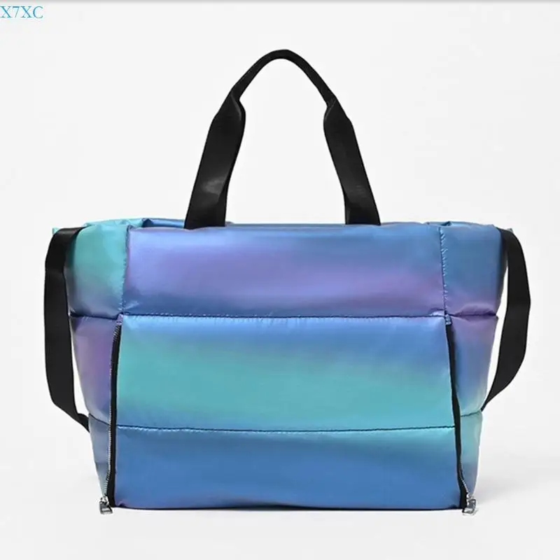 

X7XC Women Bag Travel Bag Sport Bag Gym Bag Business Trip Bag PU Leather Fitness Bag
