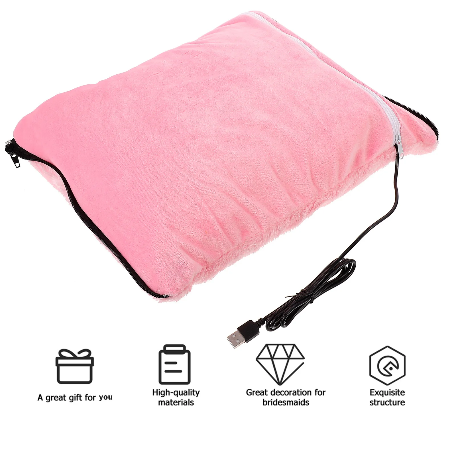 

1Pcs USB Hand Warmer Exquisite Craftsmanship Lightweight Comfortable for Winter Outdoor Sports Fishing Hiking Camping Birthday