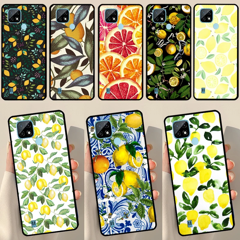 Summer Fruit Lemon For Realme GT Neo 2 3 Master 8i 9i 8 9 Pro Plus C35 Case For OnePlus 9 10 Pro 9R 10R Nord2