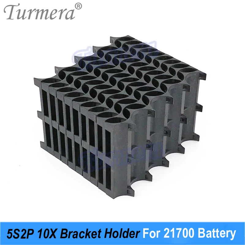 Hammera-電動自転車用バッテリーホルダー,10個,5s2p,10x 21700,36v,48v,電動自転車またはスクーター用の21700バッテリーホルダー