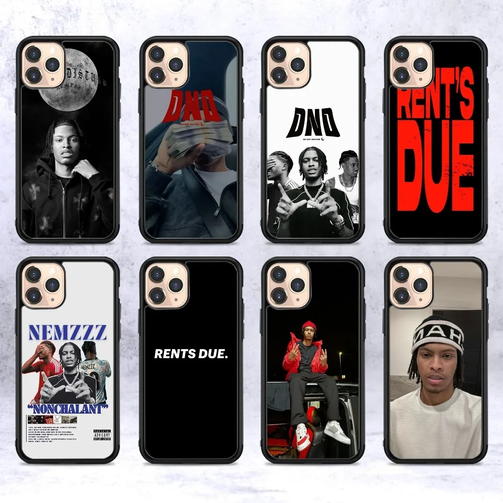 

Nemzzz British Rapper Phone Case Silicone PC+TPU For For IPhone 11 12 13 14 15 16 Plus Pro Max Cover