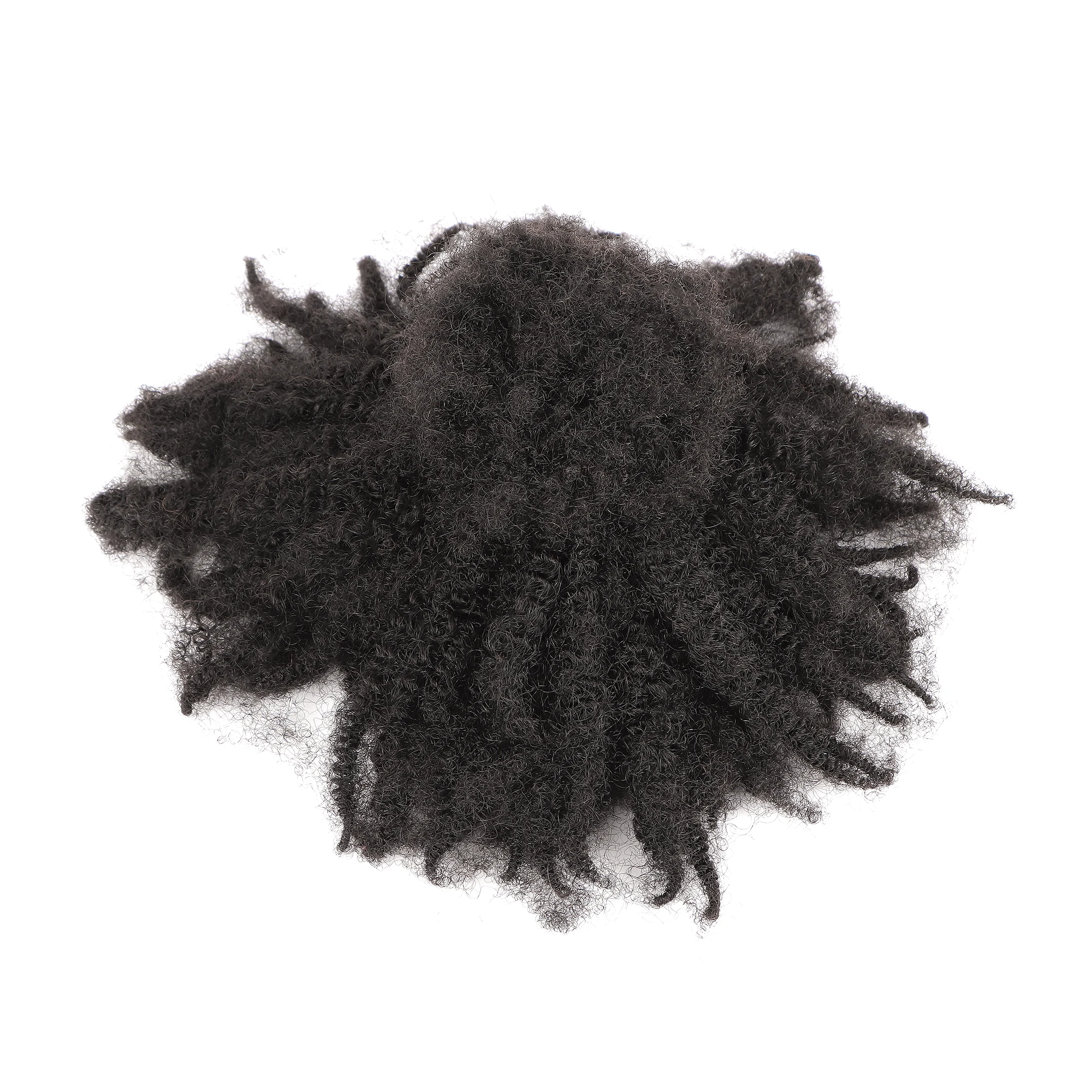 AHVAST Afro Kinky Krullend Remy Bulk Haar 150g Geen Attachment Peruaans Menselijk Haar Bulk voor Vlechten/Twist Natuurlijke Kleur Vlechten Haar