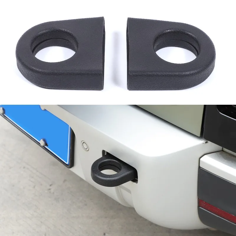 

Rubber Car Tow Hook Cover Rear Tow Eye Protective Cover for 2020+ Land Rover Defender Exterior Accessories