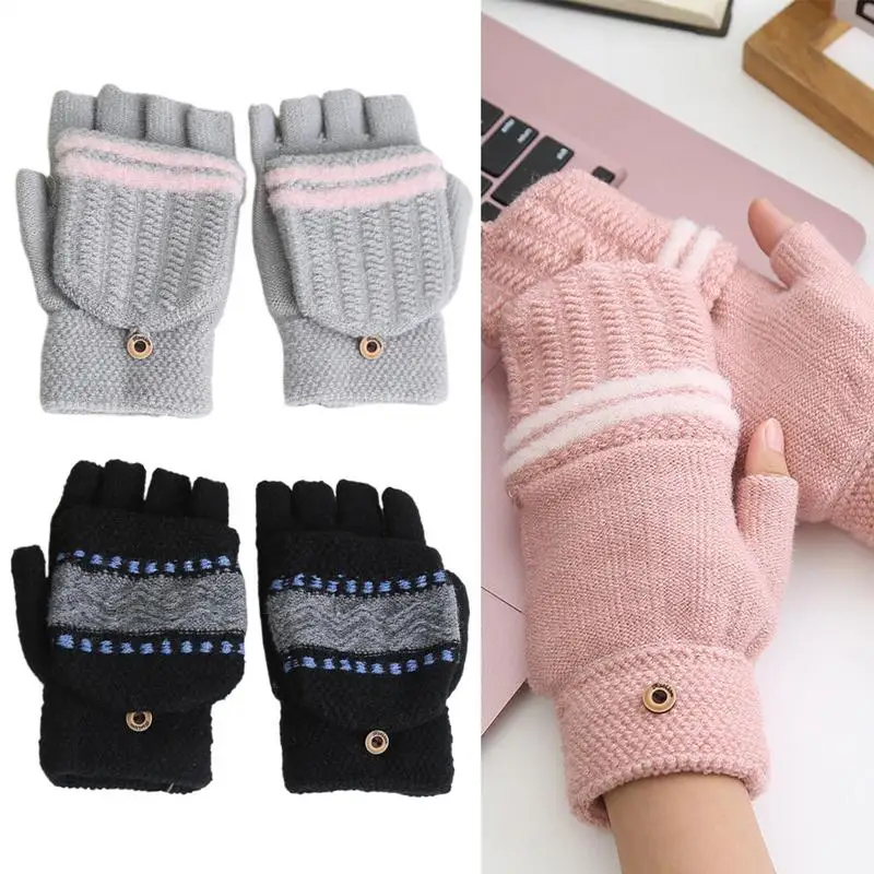 Verwarmingshandschoenen voor dames Verwarming Heren Dames Vingerloze winterhandschoenen Verstelbare temperatuur Winter Warme verwarming Mitten USB-hand