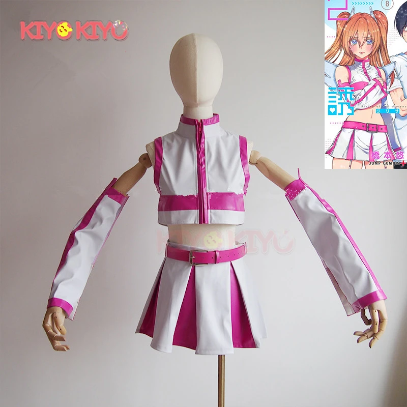 KIYO-KIYO Custom made size Anime Ririsa Of 2.5 Dimension Ririsa Cosplay Costume Halloween Costumes