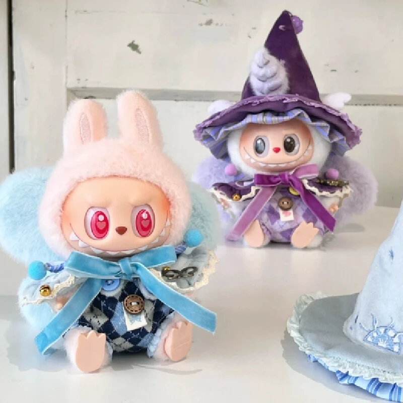 

Design The Monsters dolls V1 V2 V3 General labubu Clothes Magician Series 17cm Clothes Kawaii Doll Clothes Diy Decor Customized