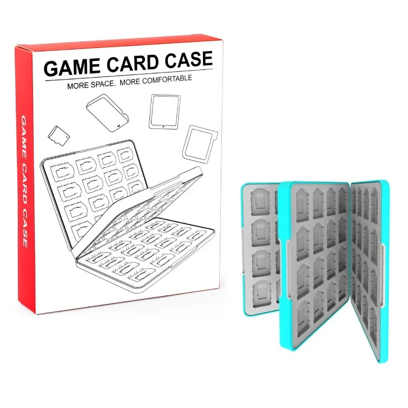 In Stock Generic 64 Slots 32 Slots Game Card Case For Switch Oled Switch Lite Portable Storage Holder
