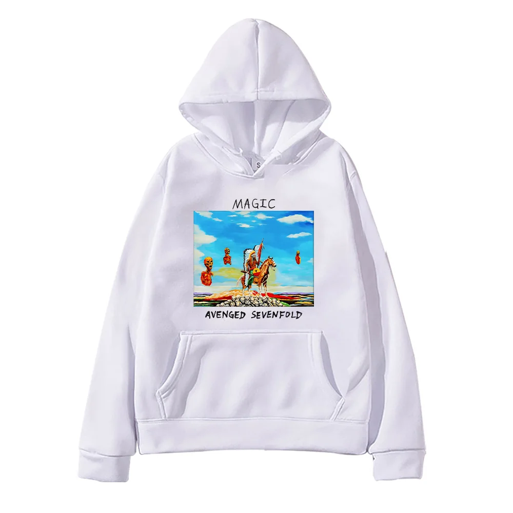 Avenged Sevenfold Magic Hoodies Männer Frauen Mode Hoodie 2-seitig Vintage Harajuku Pullover Tops Sweatshirt Fans Geschenk Sweatshirts