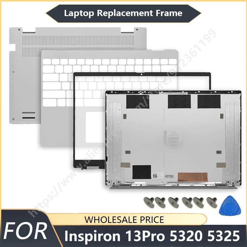 

NEW For Dell Inspiron 13Pro 5320 5325 Laptop LCD Back Cover Front Bezel Palmrest Bottom Case Laptop Frames
