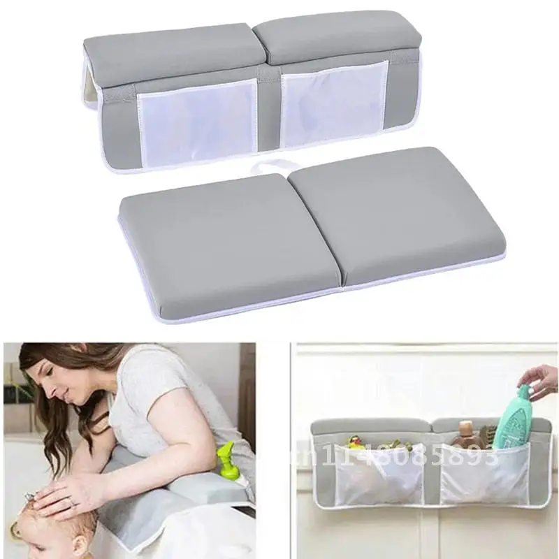 Children Bathing Mat Bath Kneeler Rest Pad Set Elbow Support Knee Mat Kneeling Pad Bathtub Kneeling Mat Arm Support Kneeling Mat