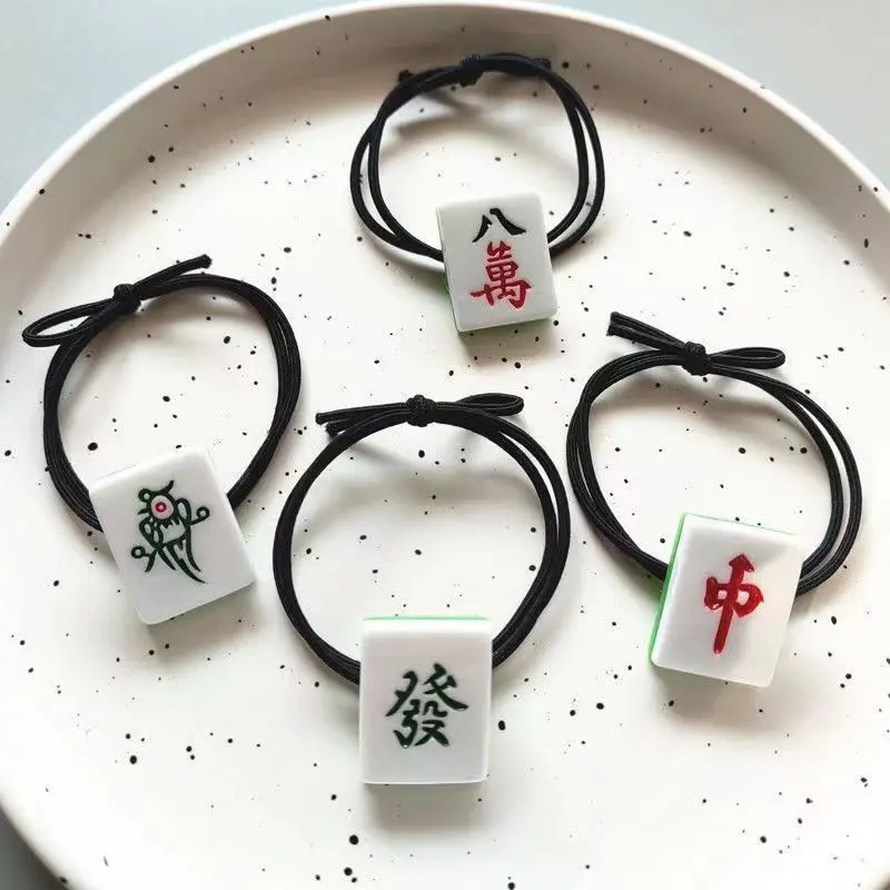 Повязка на голову женская, 4 вида конструкций, эластичная, с черной веревкой, аксессуар для забавные волосы