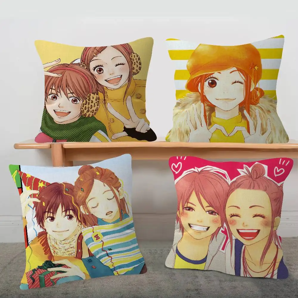 Anime Lovely Complex Pillow Case Soft Double Sided Print Sofa Cushion Cover Throw Pillow Covers