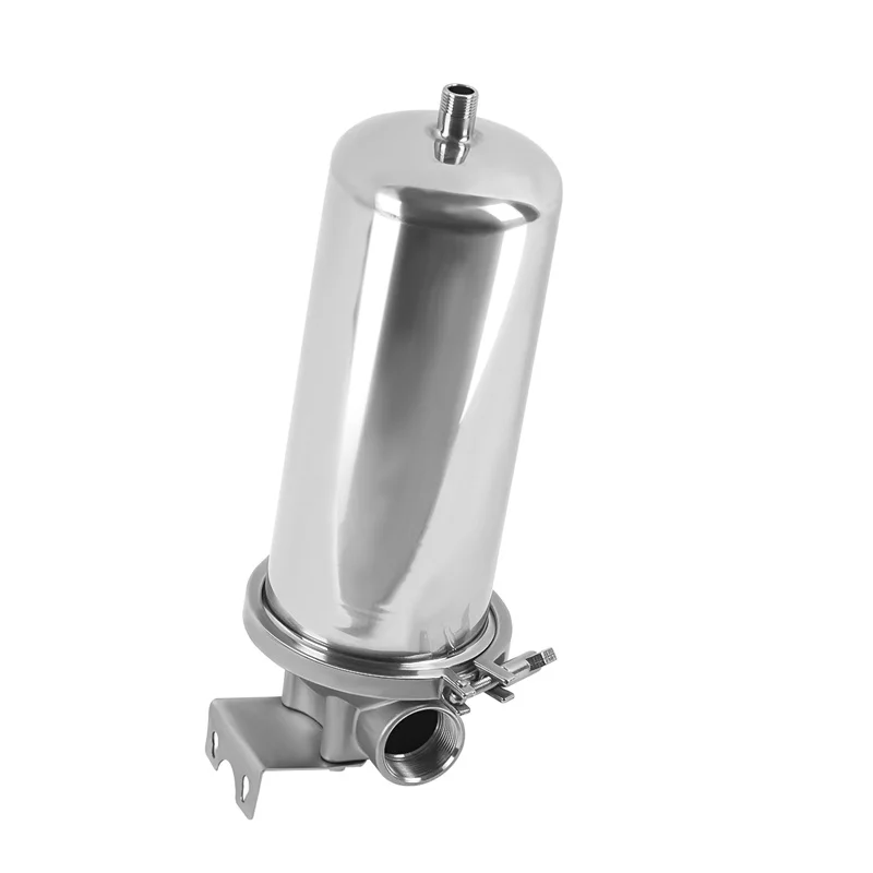 1/2 Input and Output Stainless Steel Water Treatment Filter Housing with Stainless Steel Screen Cartridge