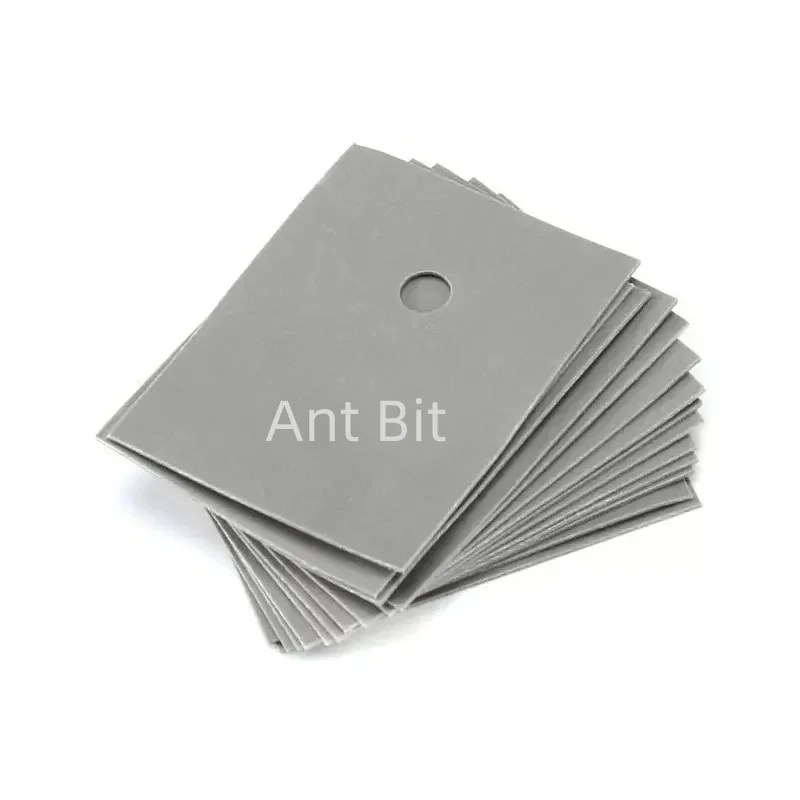 50PCS TO-3P TO-247 transistor silicone insulation sheet insulation gasket silicone film 20 * 25MM gray