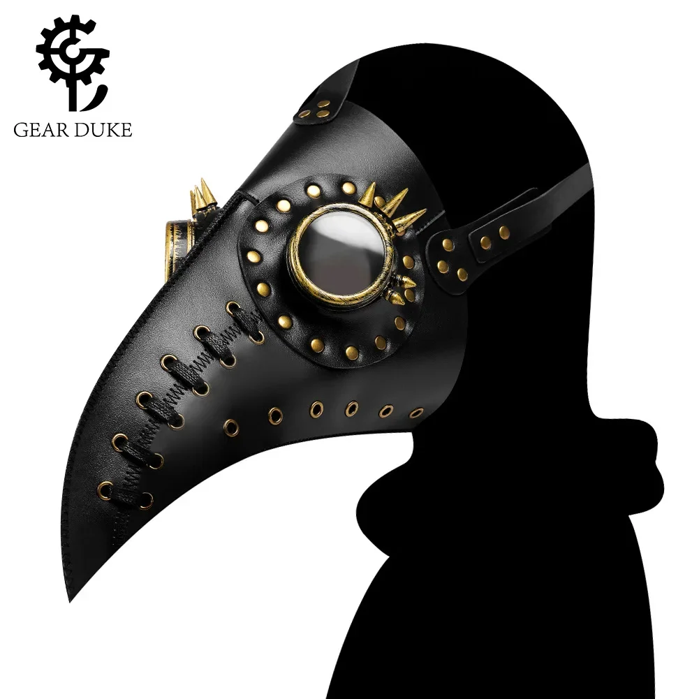 Halloween Decoration European and American Plague Crow Doctor Bird Mask Headgear Ball Festival Party Supplies