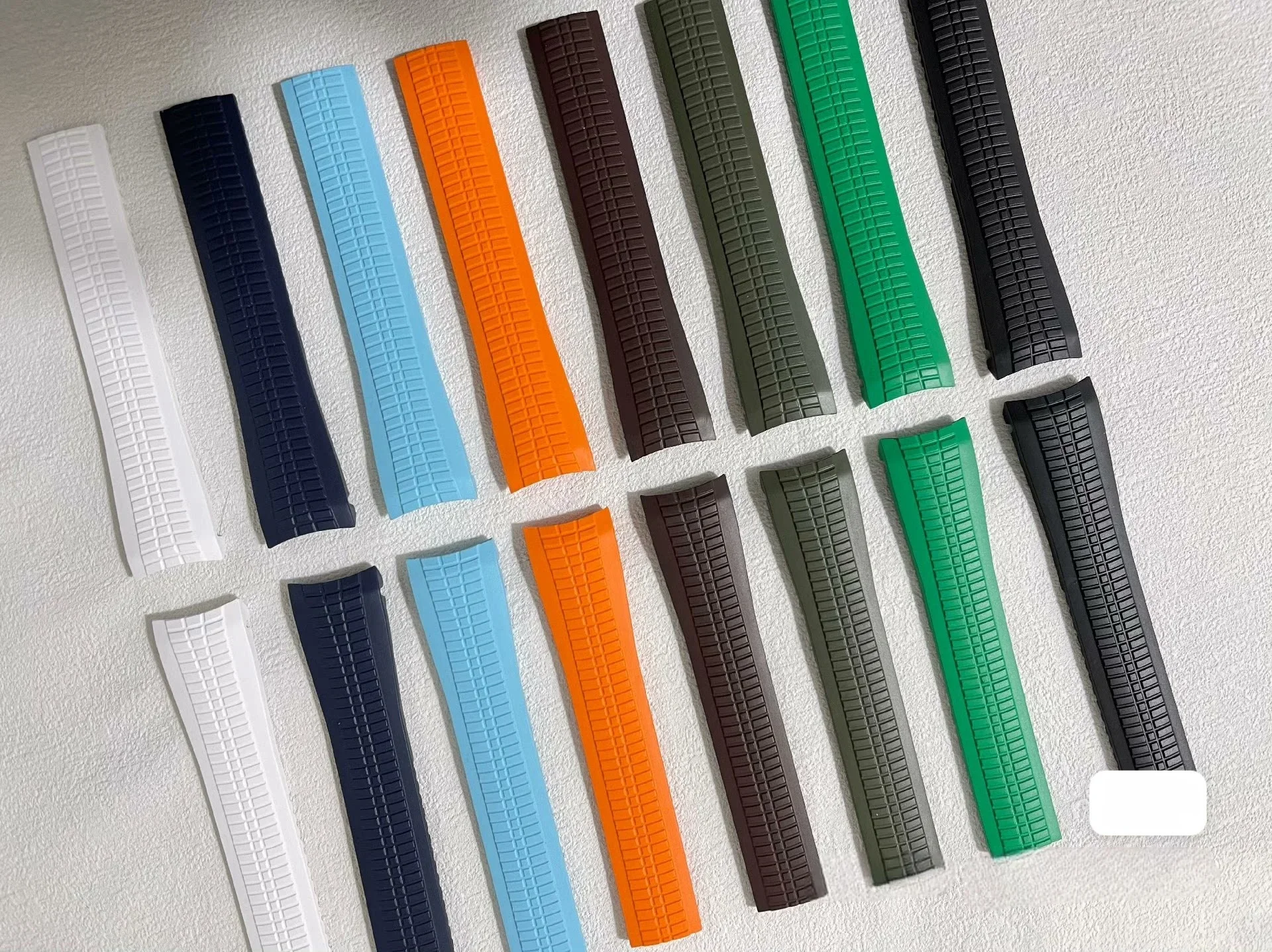 TOP 22mm Watchband for Patek P Grenade 5968 High Quality Waterproof Black Sports Rubber Wrist