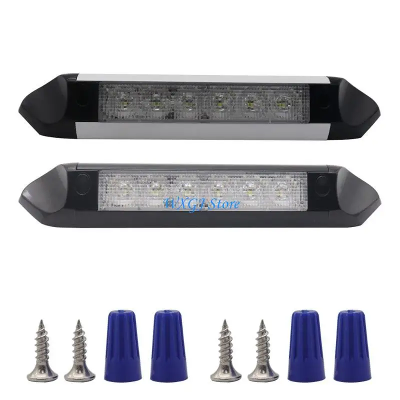 

37JE Transform Your Caravans Interior with the Modern LED Awning Light Strip Lamp Exterior Lamp Plastic LED Light for Yacht