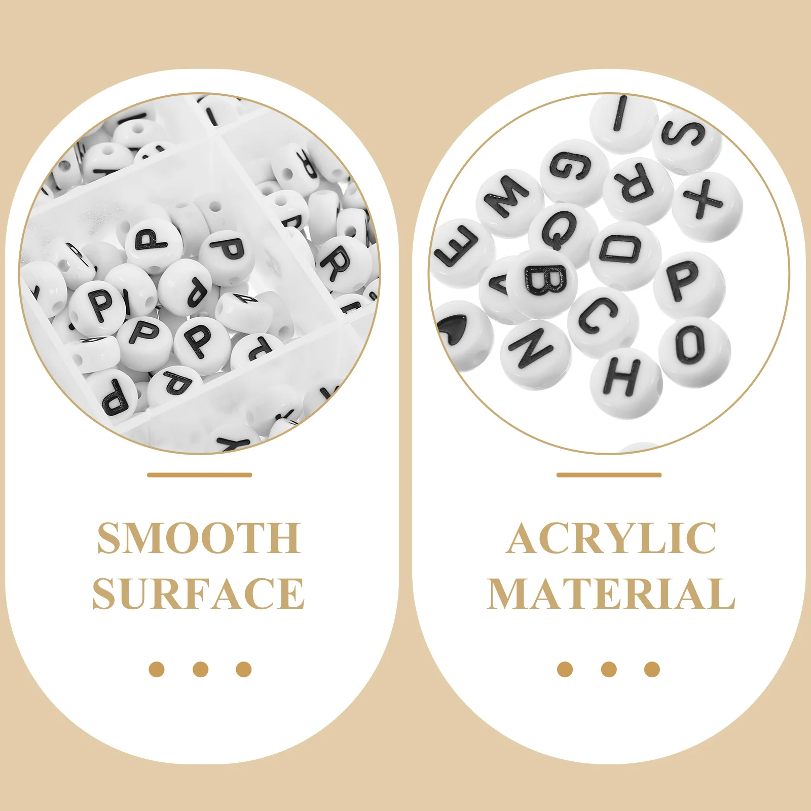 

1 Box English Letter Acrylic Beads Diy Jewelry Making Craft Bracelet Loose Decorative Alphabet Beads For Diy Necklace Hanging