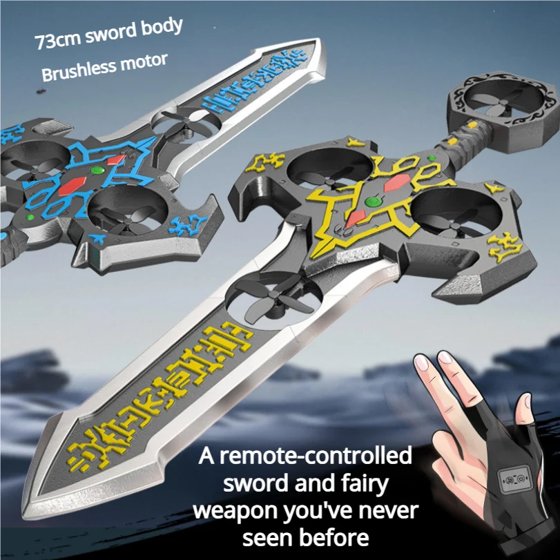 Cross Border Remote Control Flying Sword UAV Flying Lights Children's Four Axis UAV Foam Remote Control Aircraft