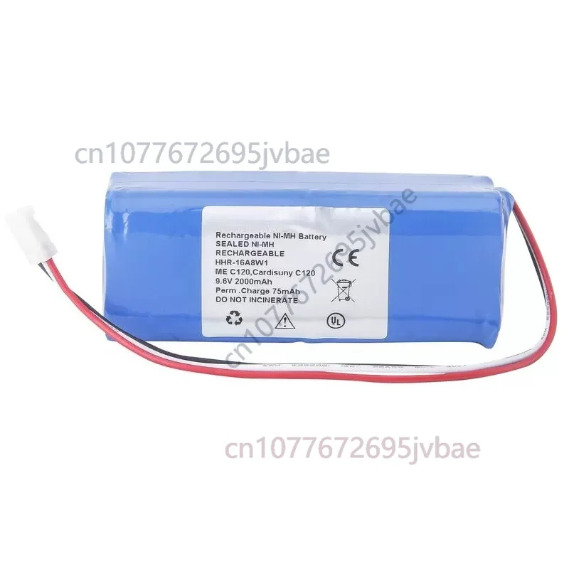 Rechargeable Replacement Battery For FUKUDA ME C120 Cardisuny C120 HHR-16A8W1 Electrocardiograph Machine