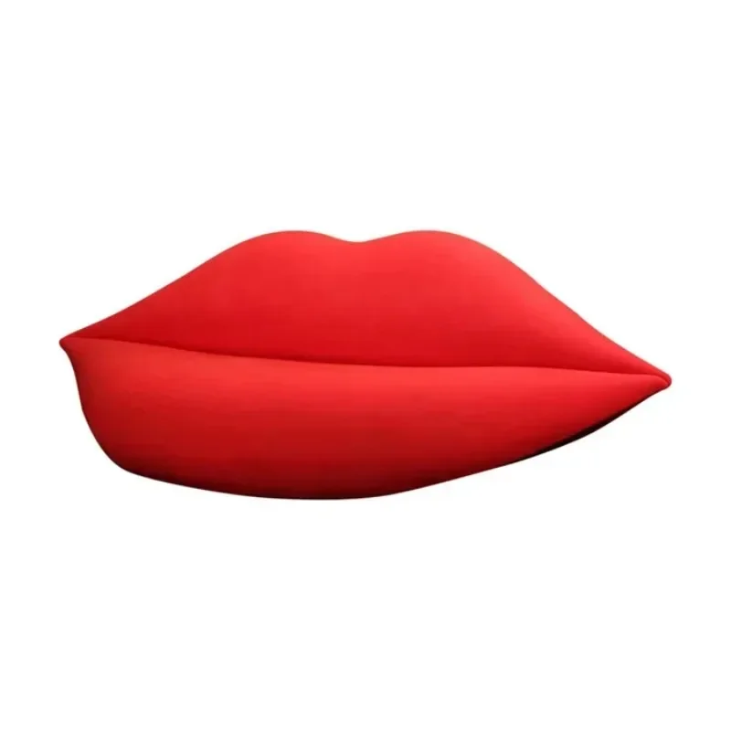 Custom Creative Personality Three Sofa Modern Simple Network Red Lips Small Living Room Bedroom Cloth Lazy Small Sofa