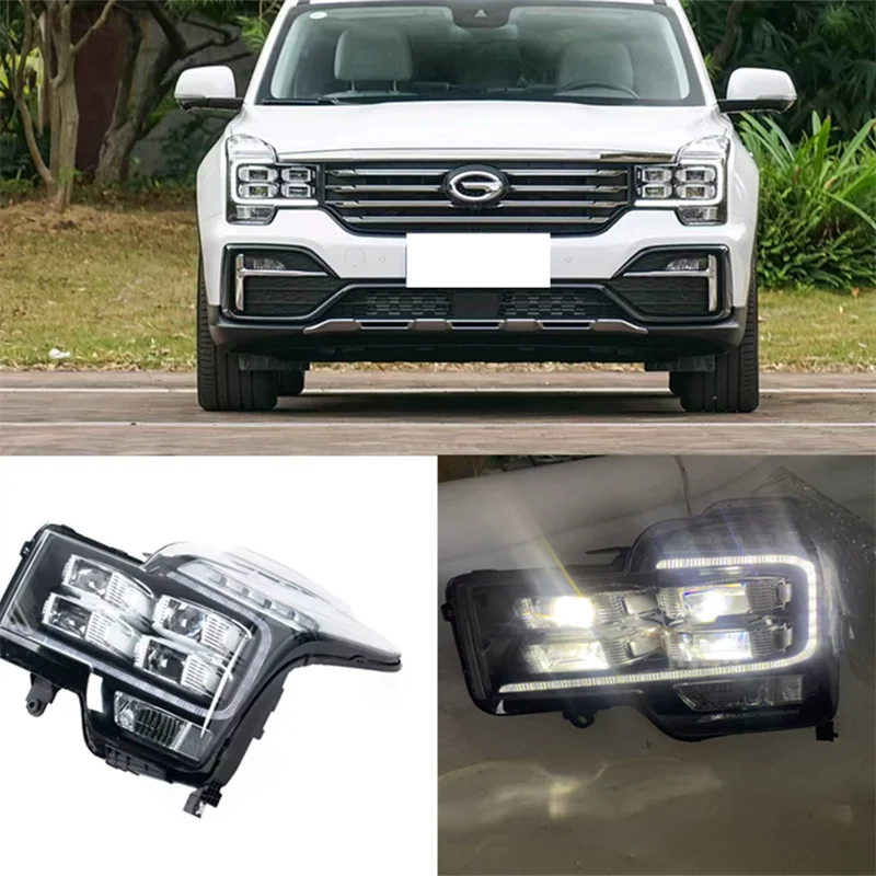 Faros LED para Trumpchi GAC GS8 GE 2017 2018 2019 2020 2021, luces de parachoques delantero, luces de circulación diurna, conjunto de luces direccionales