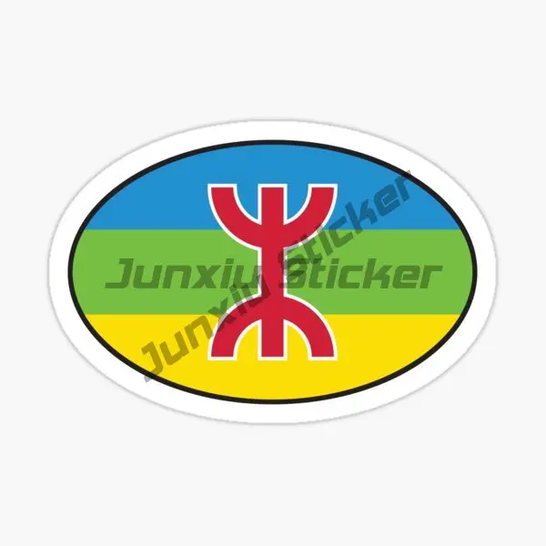Item Preview Berber Oval Country Code Sticker in Old Berber Script Vinyl Sticker Car Motorbike Decals Uv Decoration Accessories