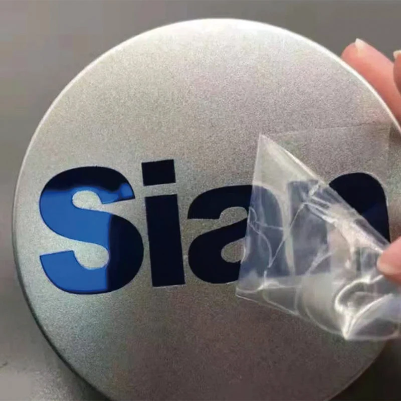 100PCS Custom Transfer 3D Sticker Shiny Gold Silver Transfer Sticker Brand Company Logo Wedding Personalized Transfer Stickers