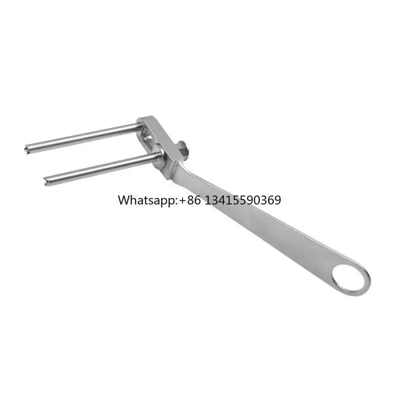 

orthopedi Surgical Instruments Double Hole Drill Guide Wrench Guiding Kirschner Wires