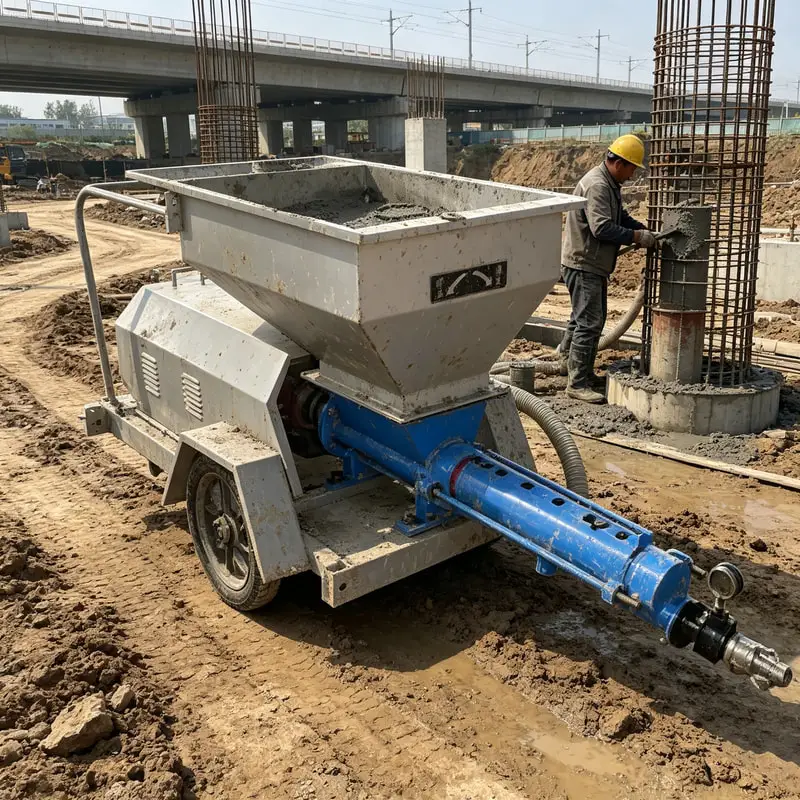 Customized Rendering Spray Pump Machine Cement Mortar Sprayer for Smooth and Even Exterior Wall Finishes