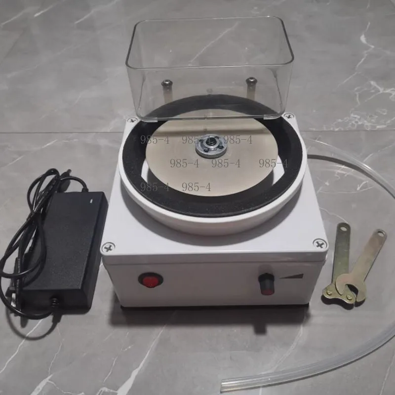 Water-cooled Lapidary Portable Sharpener, 125mm Diamond Electric Flat Grinding Machine