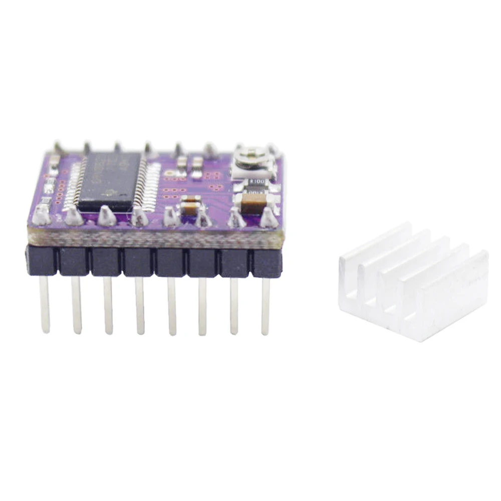 3D Printer StepStick DRV 8825 DRV8825 Stepper Motor Driver Module Carrier Reprap PCB RAMPS 1.4 + Heatsink