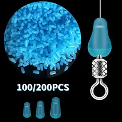 High Quality Silicone Space Beans Sea Carp Fly Fishing Blue Silicone Buffer Oval Stopper Fishing Float Fishing Bobber Accessory
