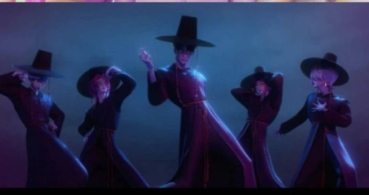 

Irelia H Store kkpop demon hhunter hanbok cosplay costume 5 members customized