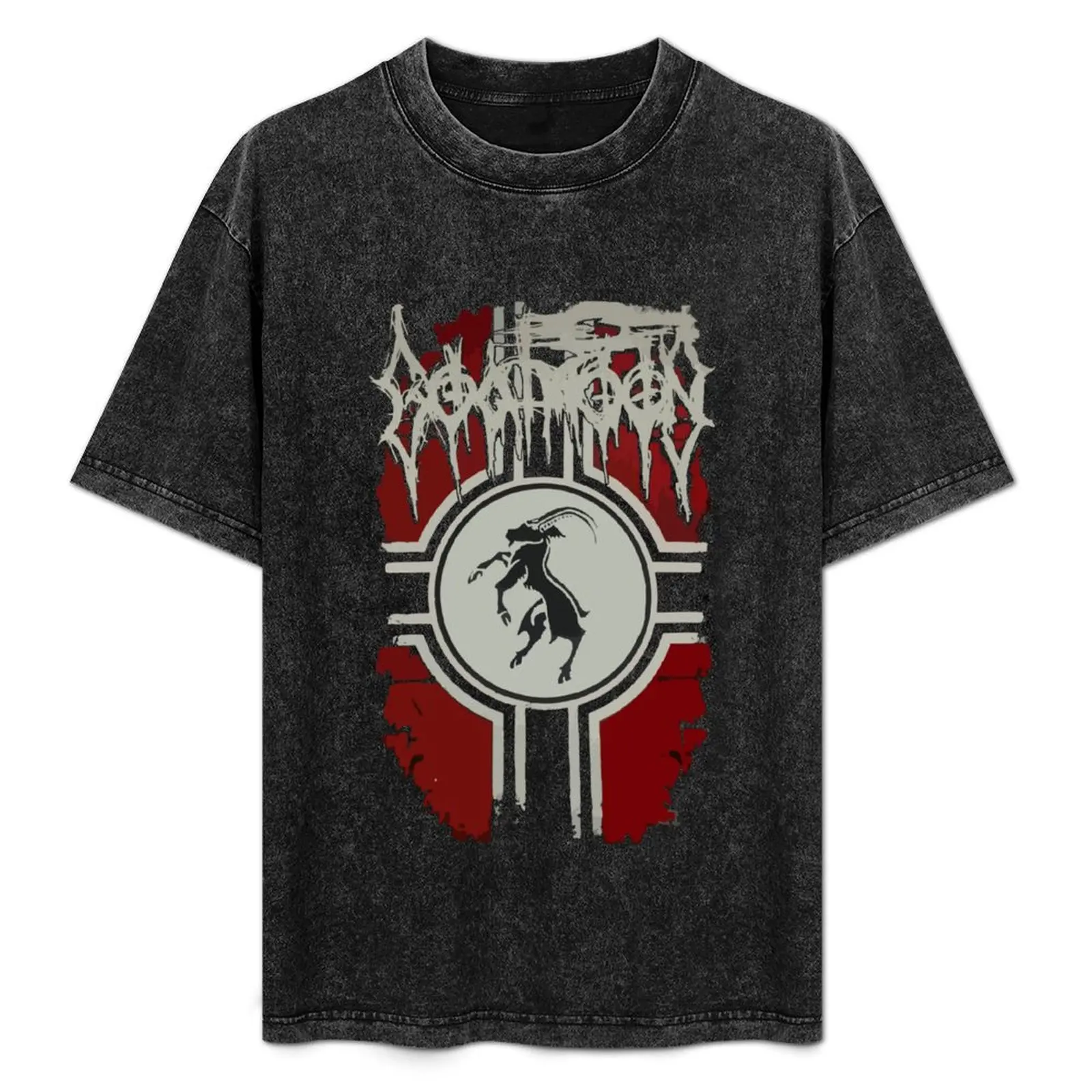 

Goatmoon Band T-Shirt Basic Solid Color Short Sleeve T-Shirt