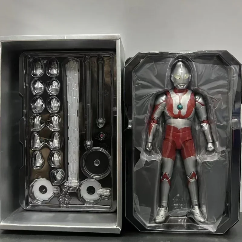 In Stock Original S.H.Figuarts True Bone Carving Method Ultraman Anniversary Anime Action Figure Model Toy Gift Delivery Bracket