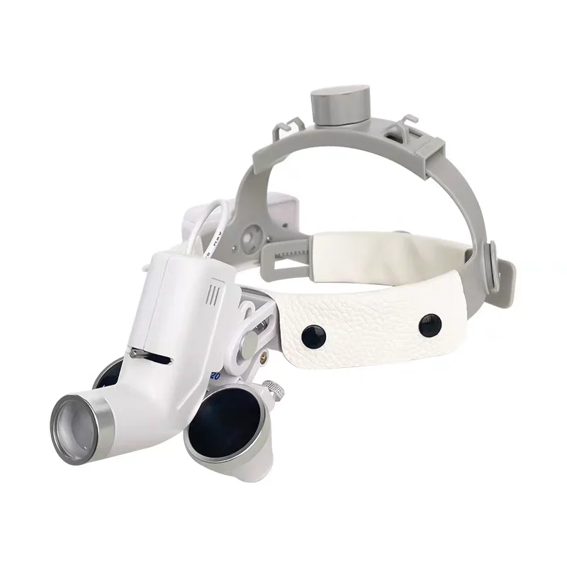

2.5/3.5X Lamp Working Distance 320mm-420mm Headband Ajustable 5W Dentist Surgical Headlamp Dental LED Headlight Binocular Loupes