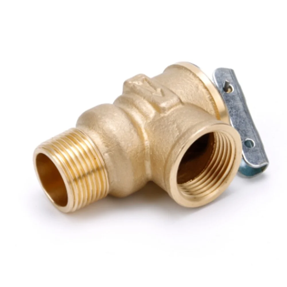 3/4 NPT Brass Temperature and Pressure Relief Device for Water Heater Applications Requiring Safety Certification