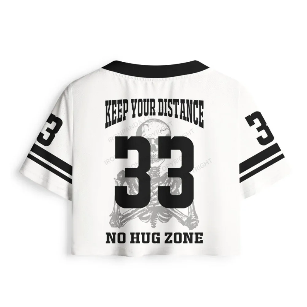 Ladies' Fitness Exercise, Trendy, Y2K， Female Power, Printed T-shirt, Women's Umbilical V-neck Spicy Girl Dress