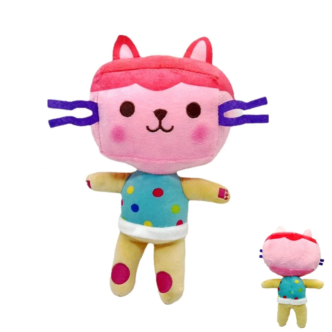 Zwierzęta Pluszowy Gabby Dollhouse Lovely Plush Gaby Toy Plush House Cat Doll Cartoon Stuffed Animals Mermaid Cat Plushie Dolls Kids