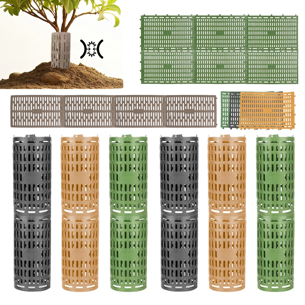 

3PCS Expandable Tree Trunk Protector Breathable Mesh Weather-Proof Protection Fence for Outdoor Gardening Plant Protection Tools