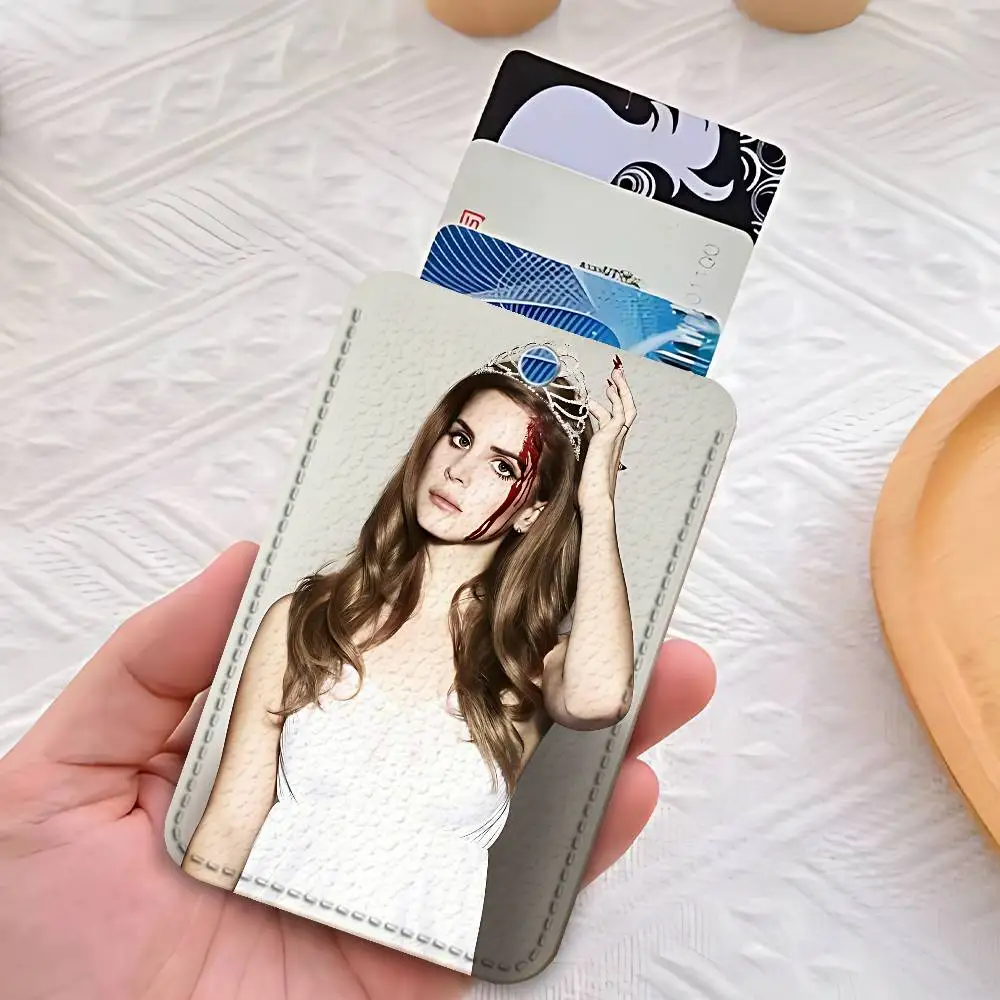 L-Lana Del Singer R-Rey porte-clés pour carte de travail banque porte-affaires carte d'étudiant étui de protection carte de Bus