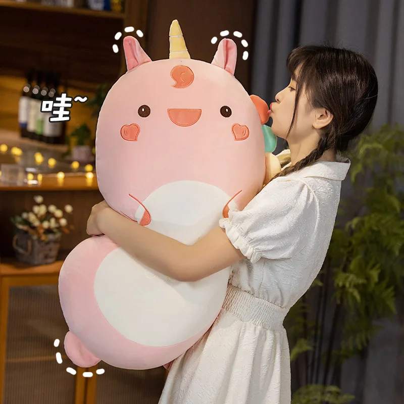 

Kawaii Animals Plush Huge Pillow Cuddly Squish Dinosaur Chicken Unicorn Pig Rabbit Husky Animal Soft Plushie Peluche Kids Gift