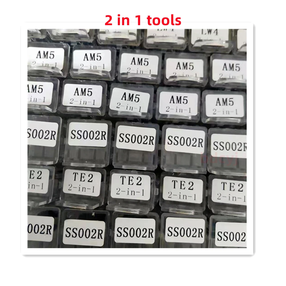 1pcs2in1 lishi 2 in 1 ss002pro sc4 sc1 kw1 kw5 am5 lw5 lw4 te2 sc20 s123c123 sc4-l be2-6 ss001pro ss003 ss002r kw5-l lishi tools