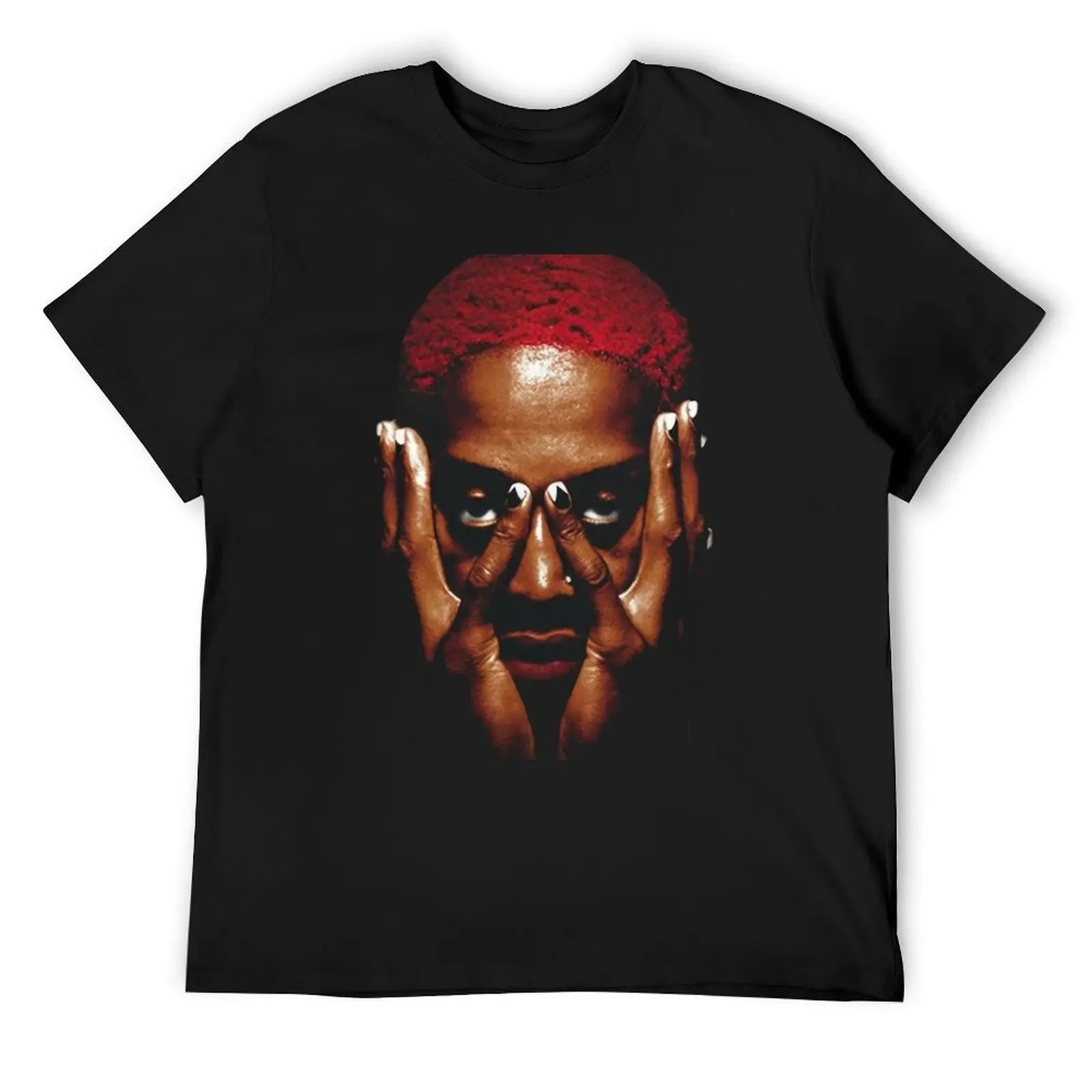 Dennis Rodman Red Homage T-Shirt Louboutins T-shirts oversize mens fashion