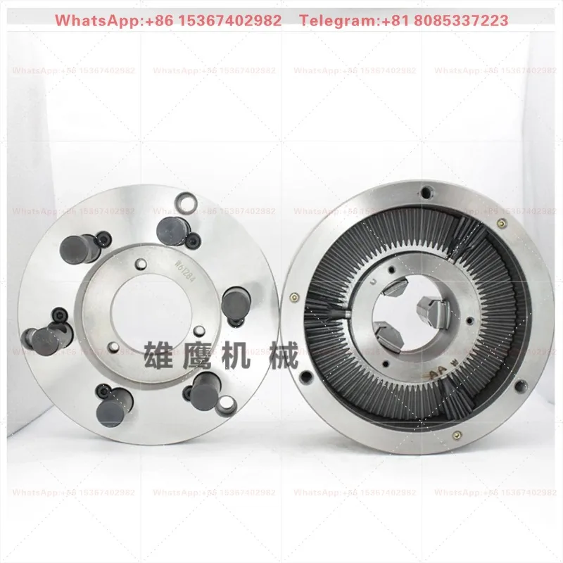 Self-centering three-jaw chuck short cone flange transition disc D8 11 numerical control lathe 250 set 320