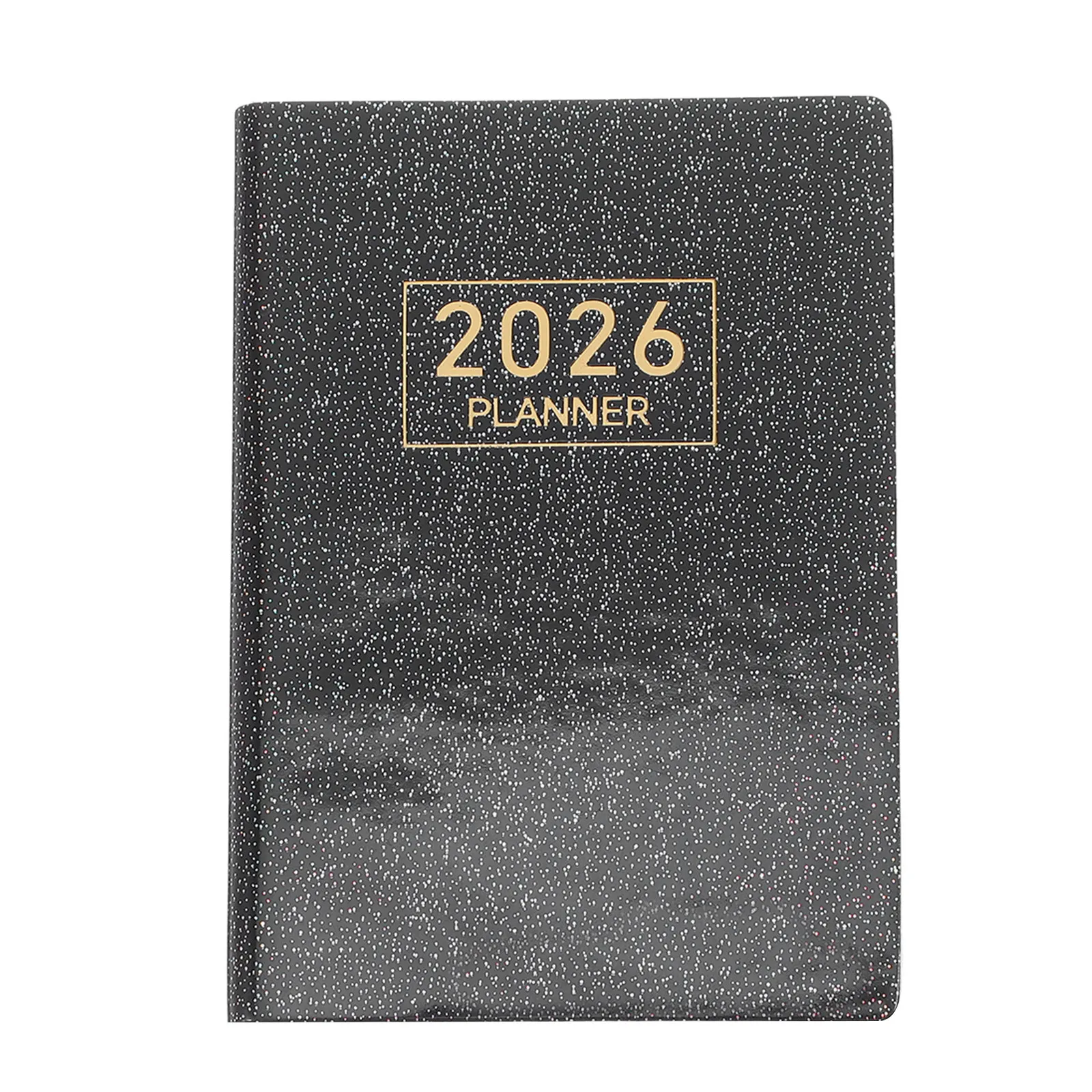 A7 Size 2026 Mini Planner Compact Pocket Monthly Calendar Notebook PU Cover Thick Paper Flat Lay Sewn Binding