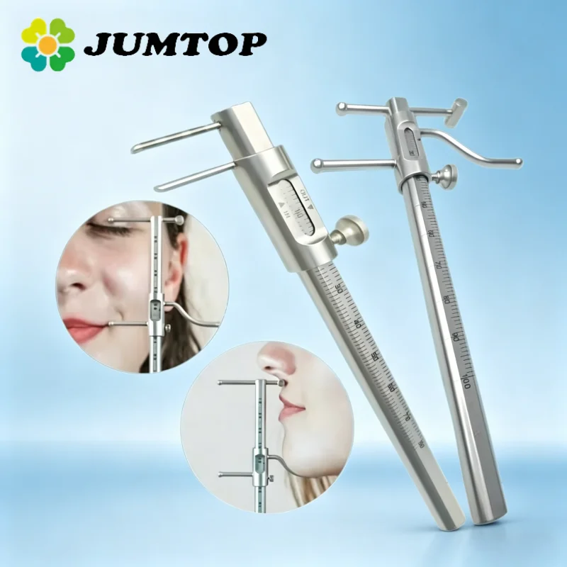 

Стоматологический ортодонтический измерительный калипер JUMTOP для определения положения подбородка, измерительный прибор для имплантатов, линейка-калипер, инструмент для стоматологии